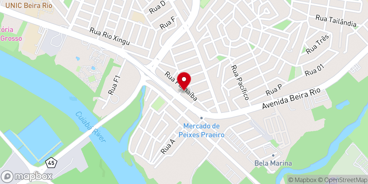 Map showing location of Igreja São Pedro