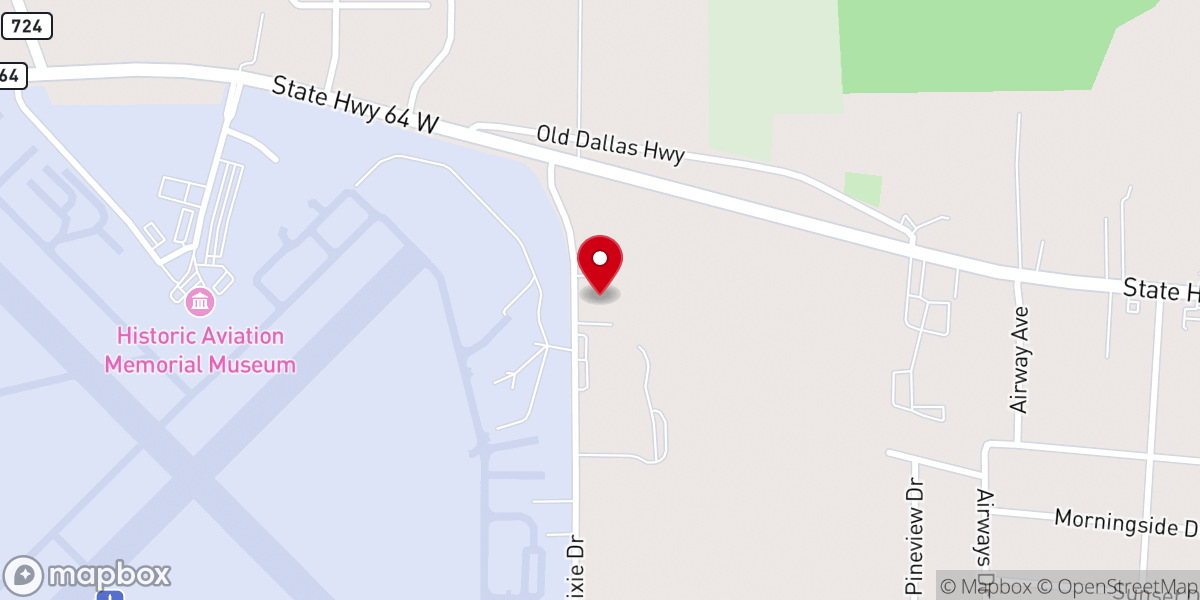 Map showing location of Pleasant Retreat Methodist Church