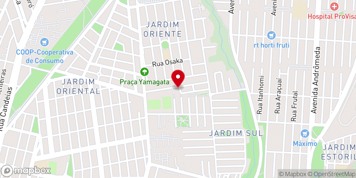 Map showing location of Paróquia Nossa Senhora de Fátima