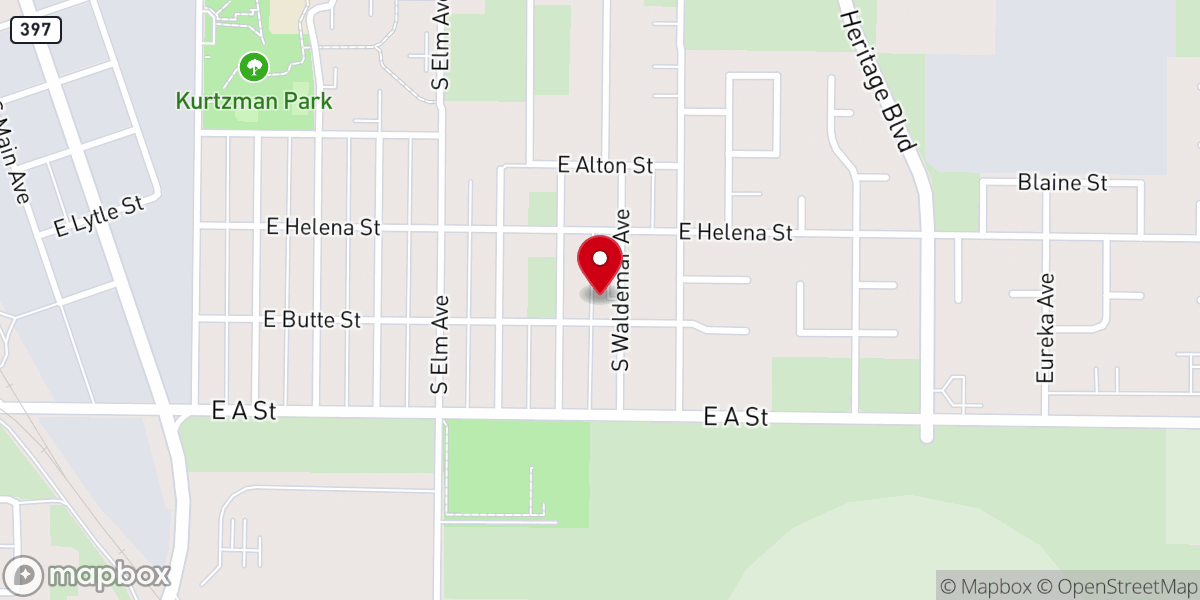 Map showing location of Iglesia Maranatha Spanish Church