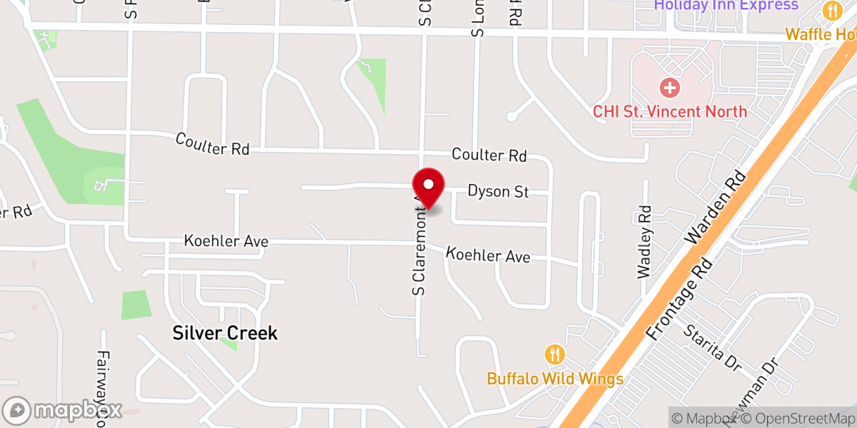 Map showing location of Christian Science Church