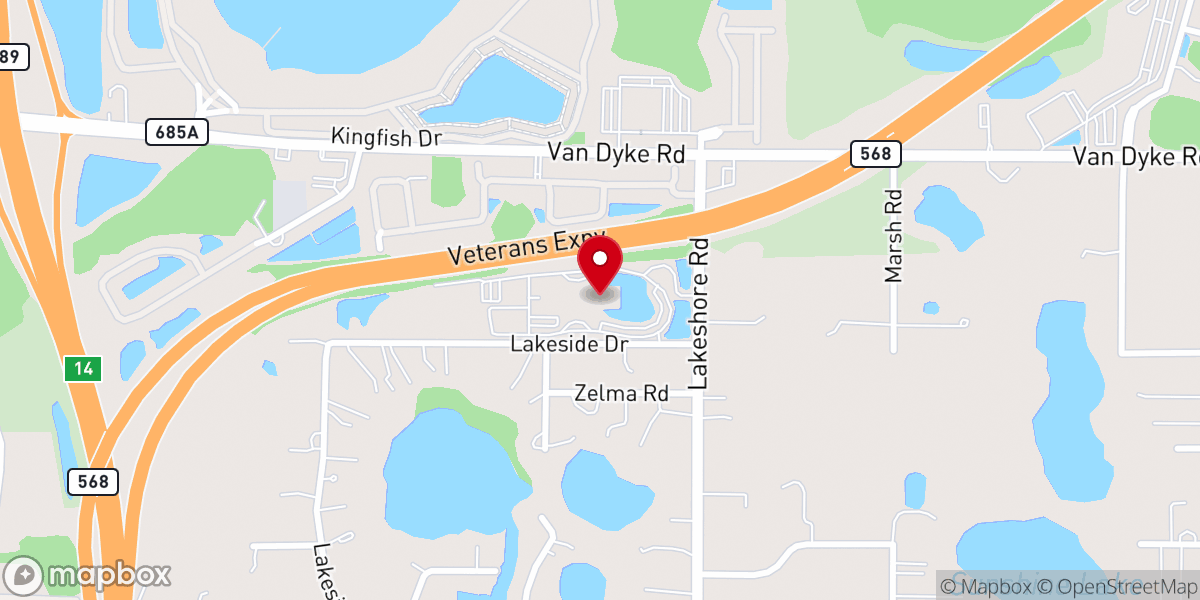 Map showing location of Saint Timothy Catholic Church