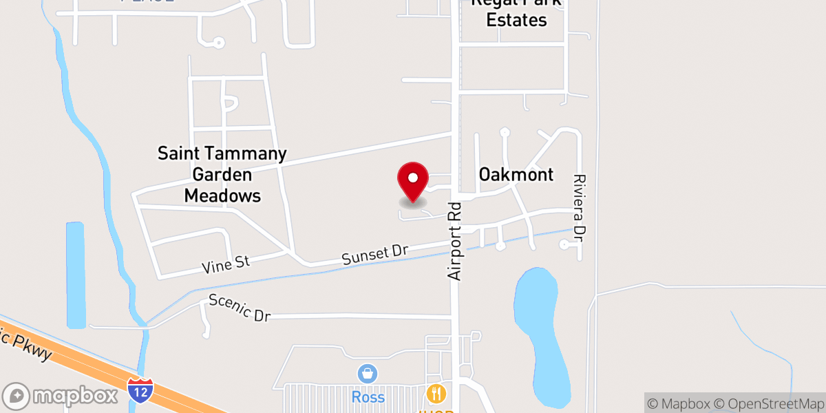 Map showing location of White Dove Church