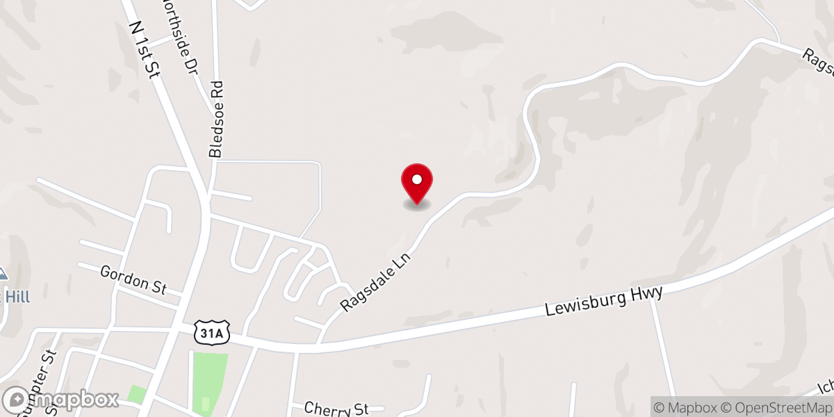 Map showing location of Temple-Praise Missionary Baptist Church