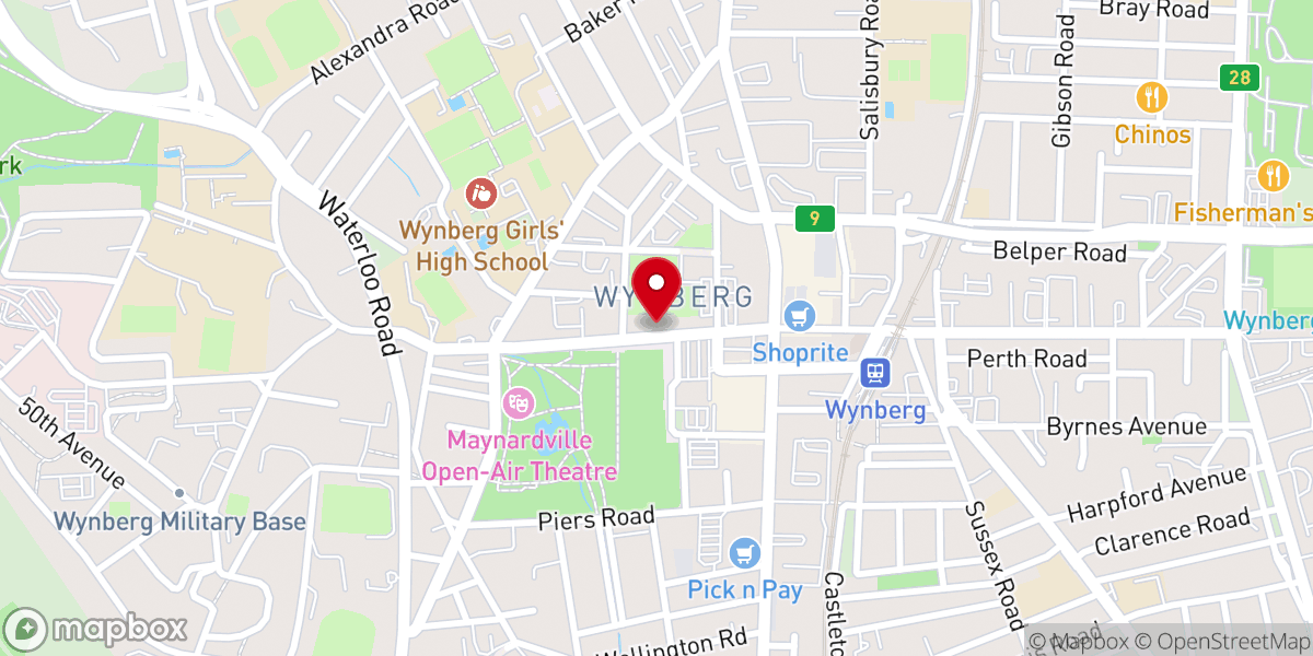 Map showing location of Church Street Methodist Church