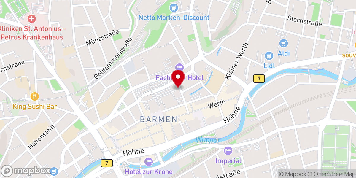 Map showing location of Kirche im Tal
