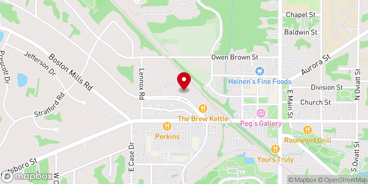 Map showing location of Holy Trinity Anglican Church