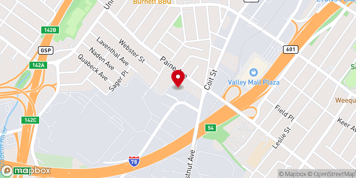 Map showing location of The Apostolic Church: Irvington