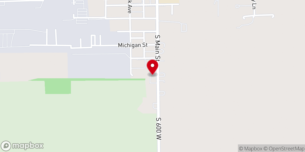 Map showing location of Maple Grove Church