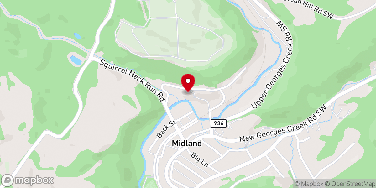 Map showing location of Saint Joseph Catholic Church