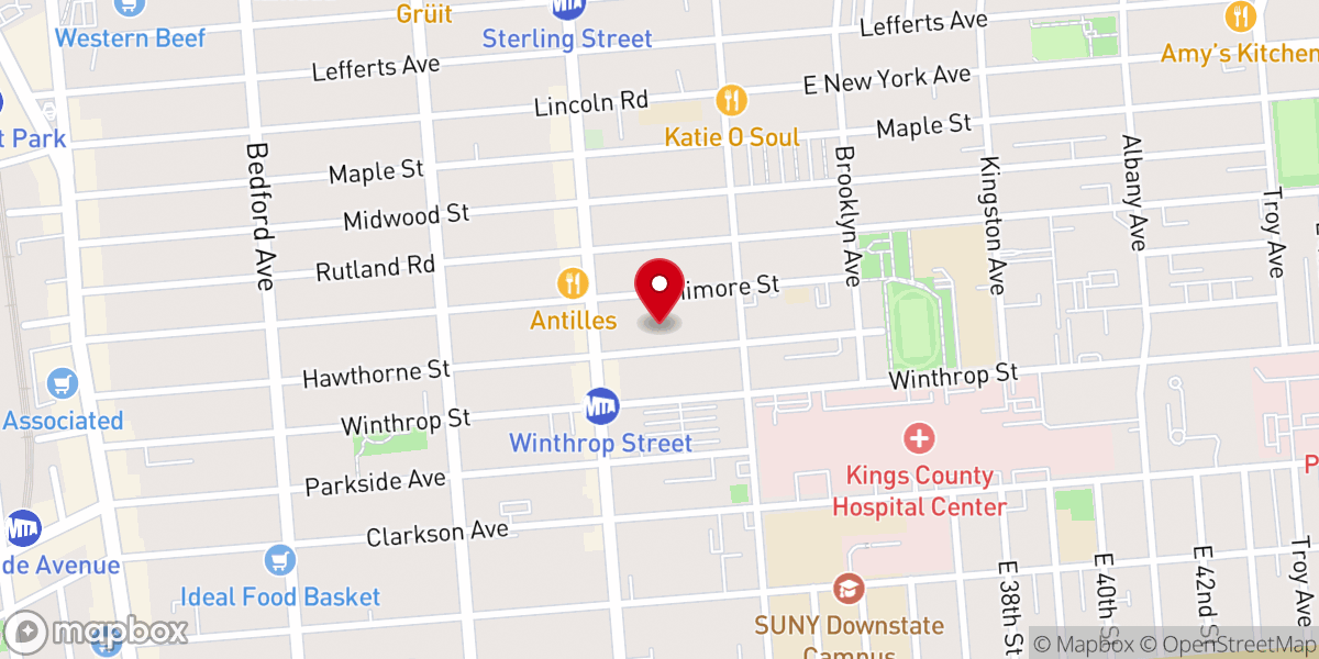 Map showing location of Saint Gabriels Episcopal Church