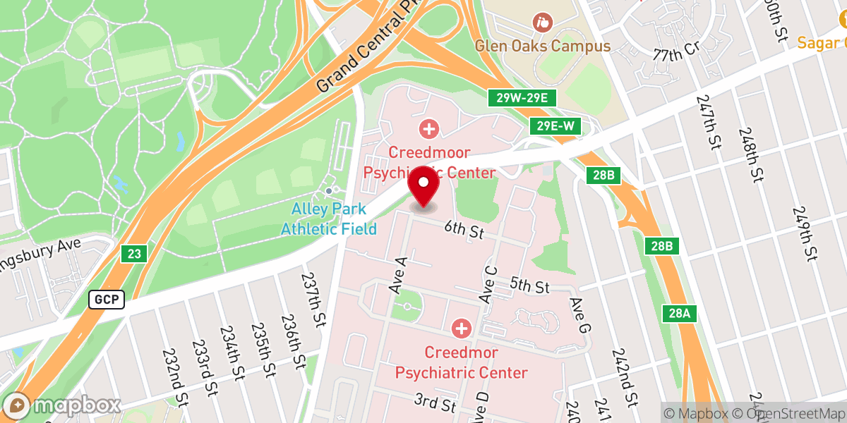 Map showing location of Faith Chapel