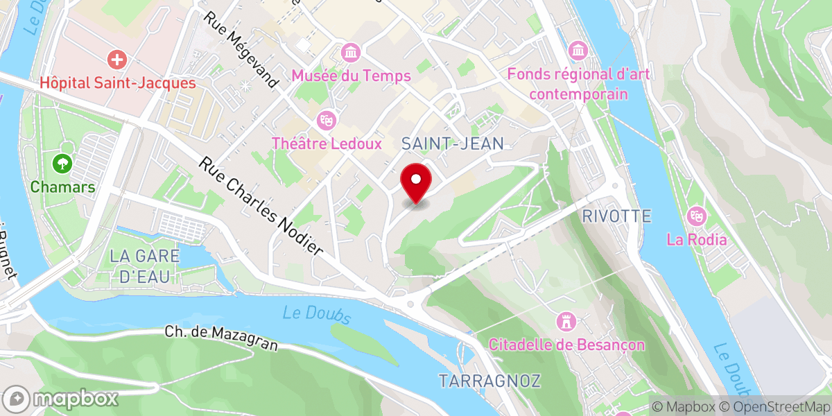 Map showing location of Congrégation des Soeurs de l'Alliance