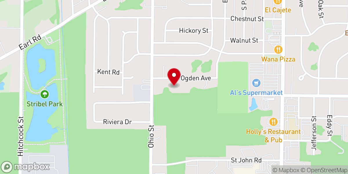 Map showing location of Freedom Missionary Baptist Church