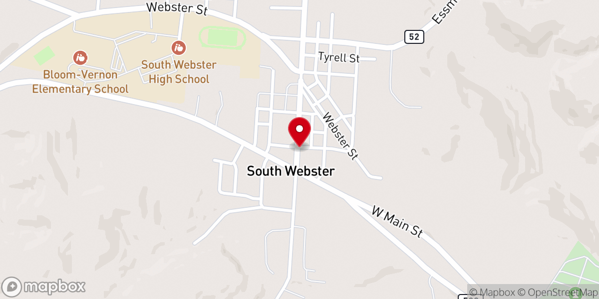 Map showing location of Christ Methodist