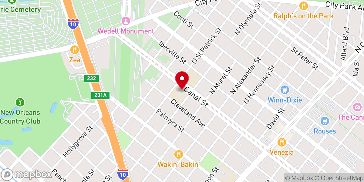 Map showing location of St Anthony of Padua Catholic Church