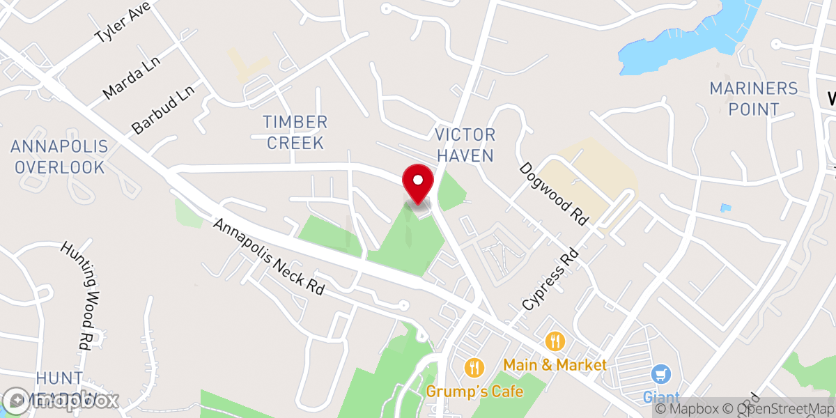 Map showing location of Mount Moriah African Methodist Episcopal Church