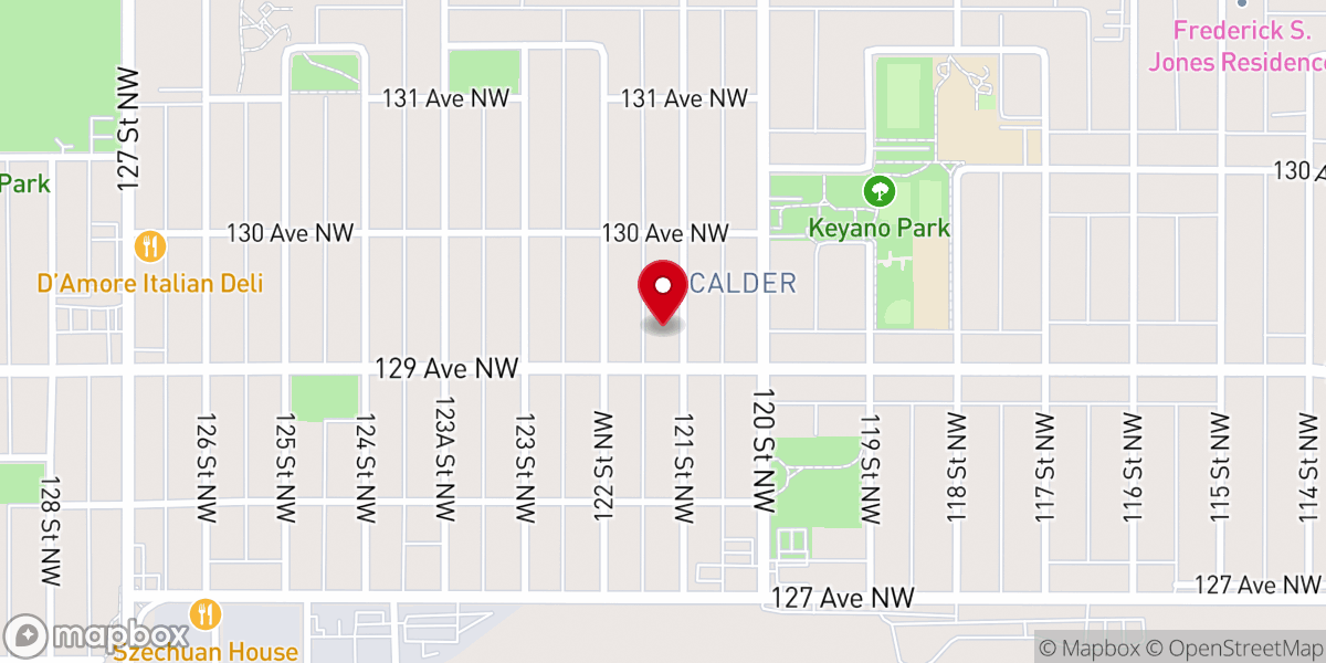Map showing location of St. Michael's Parish Hall