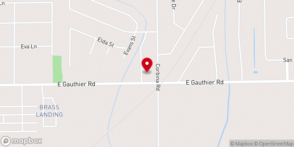 Map showing location of New LIfe Church International