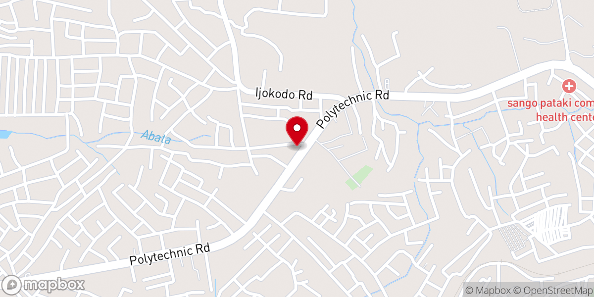 Map showing location of St. David's Anglican Church, Ijokodo