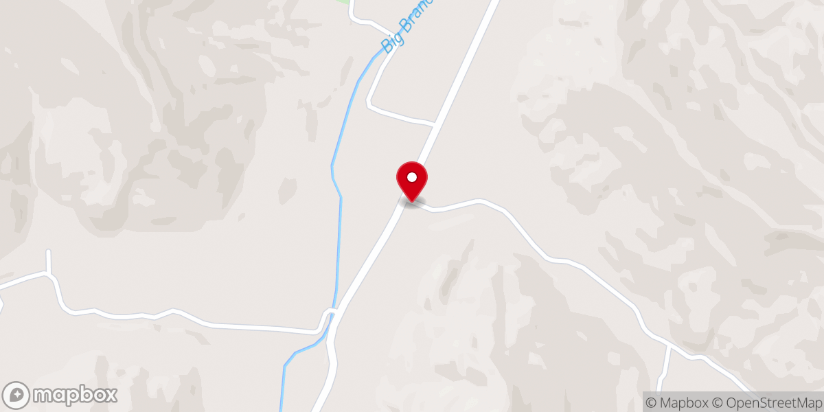 Map showing location of Heselton Baptist Church