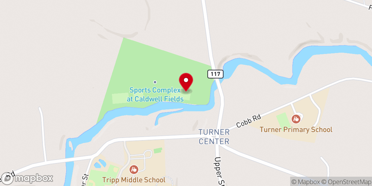 Map showing location of Caldwell Field Complex