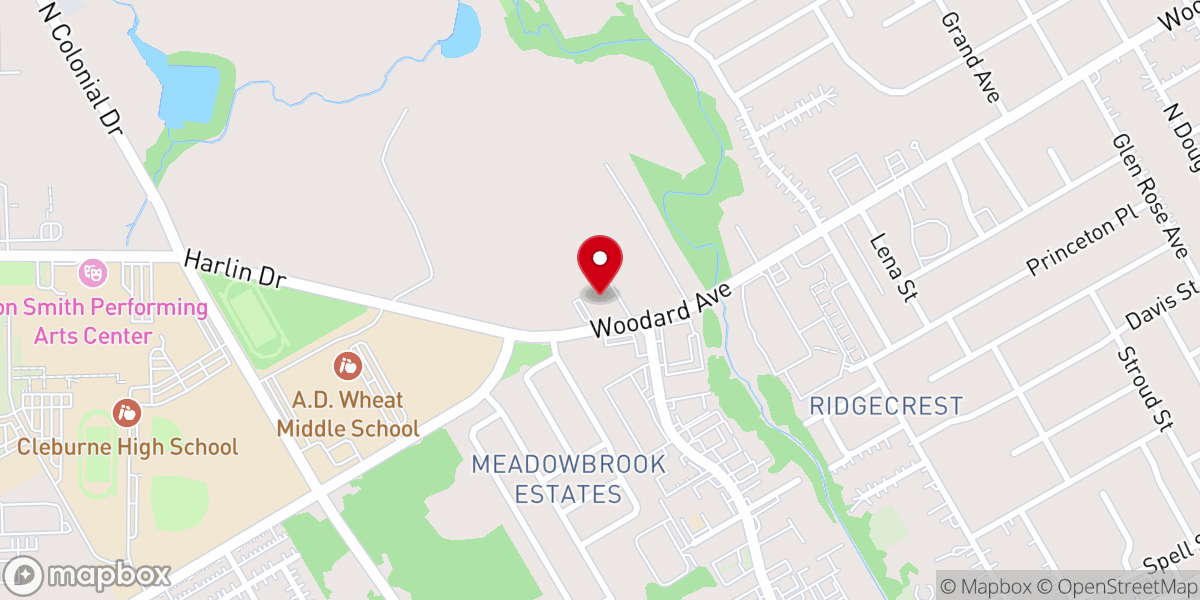 Map showing location of Pentecostal Family Church