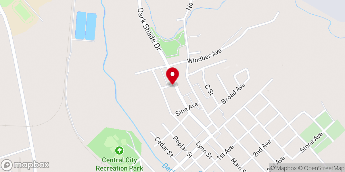 Map showing location of SS Peter & Paul Lutheran Church