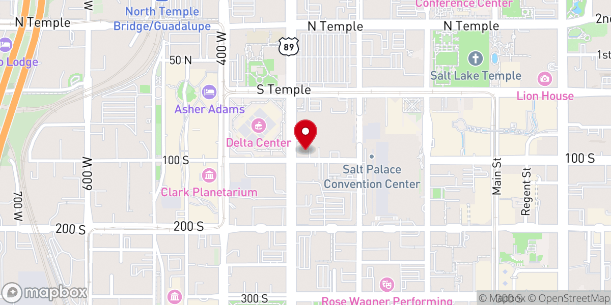 Map showing location of Japanese Church of Christ