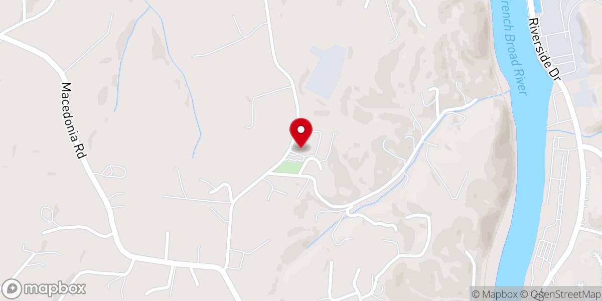 Map showing location of New Liberty Church