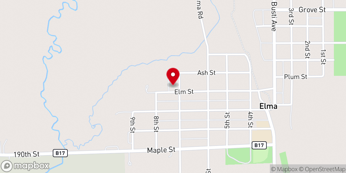 Map showing location of Holy Rosary Cluster