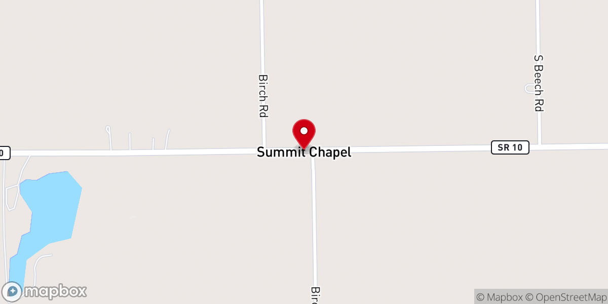Map showing location of Summit Chapel
