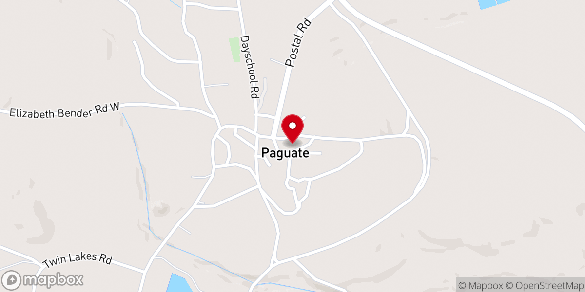 Map showing location of St. Elizabeth of Hungary Mission