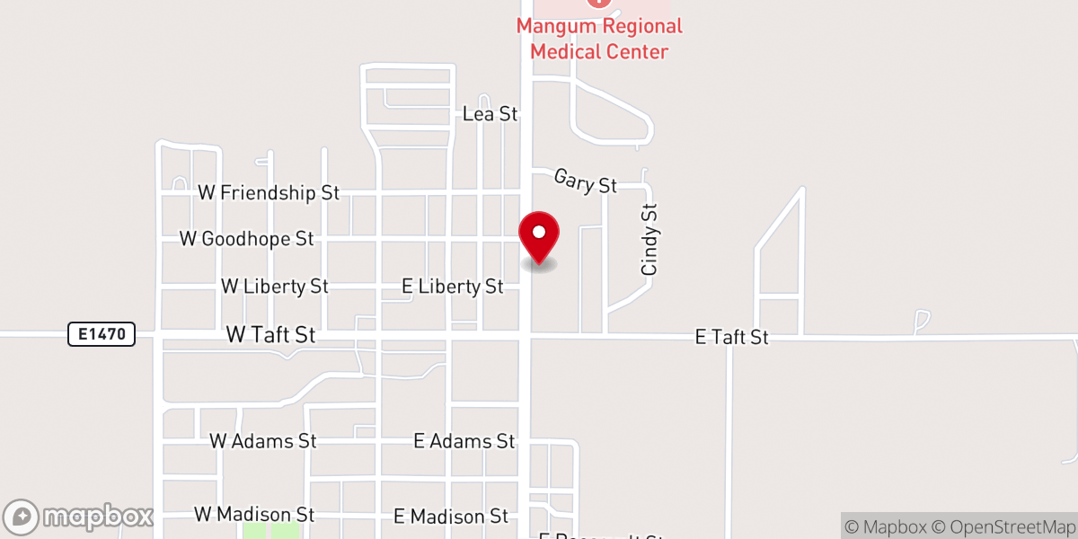 Map showing location of Pizza Hut
