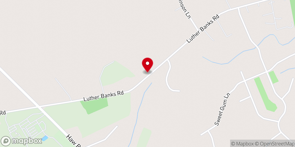 Map showing location of West Richlands Holiness Church