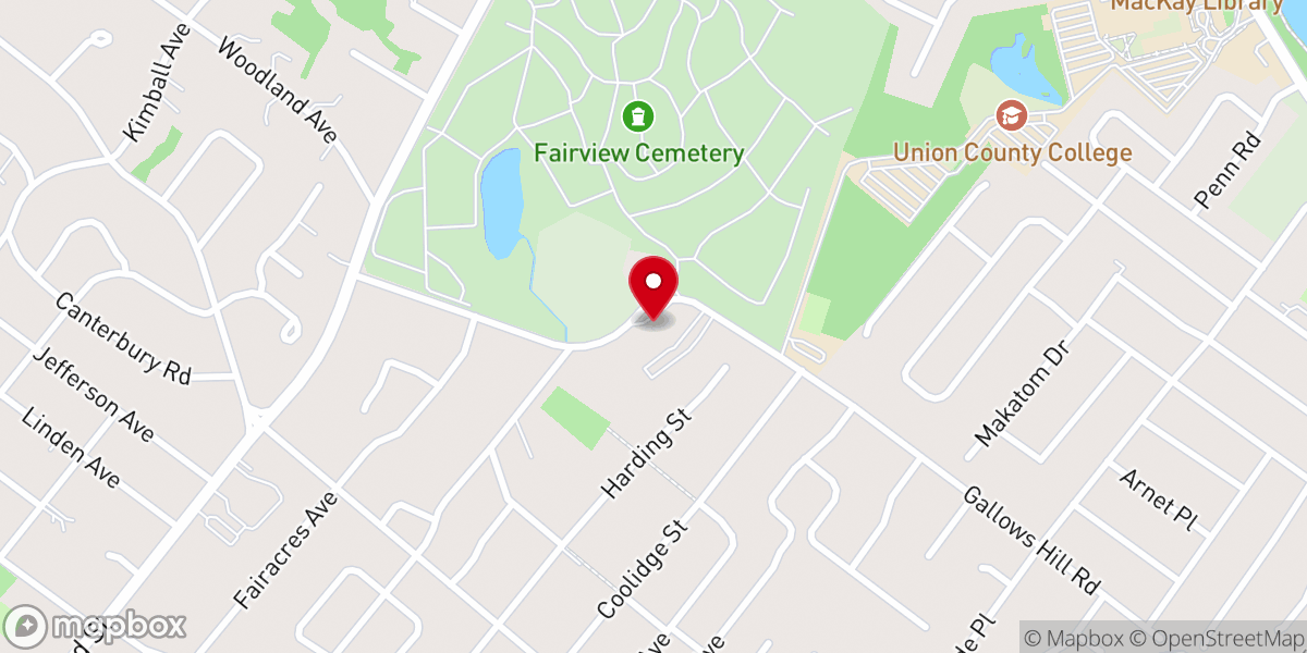 Map showing location of Holy Trinity Greek Orthodox Church