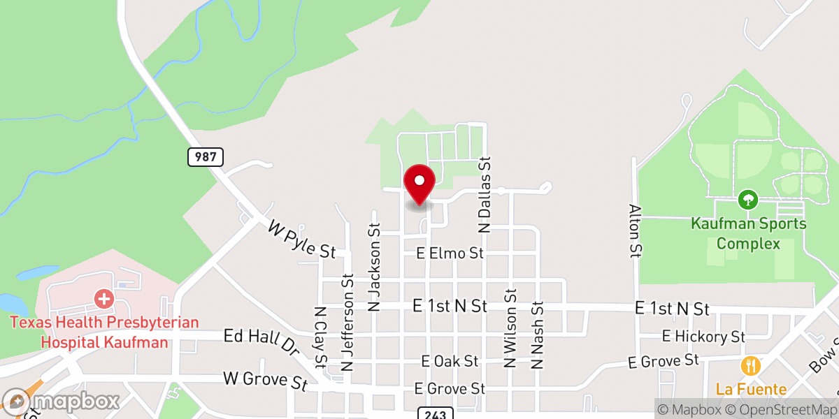 Map showing location of St Ann Catholic Church