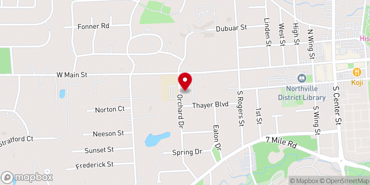 Map showing location of St. Kateri Tekakwitha Adoration Chapel
