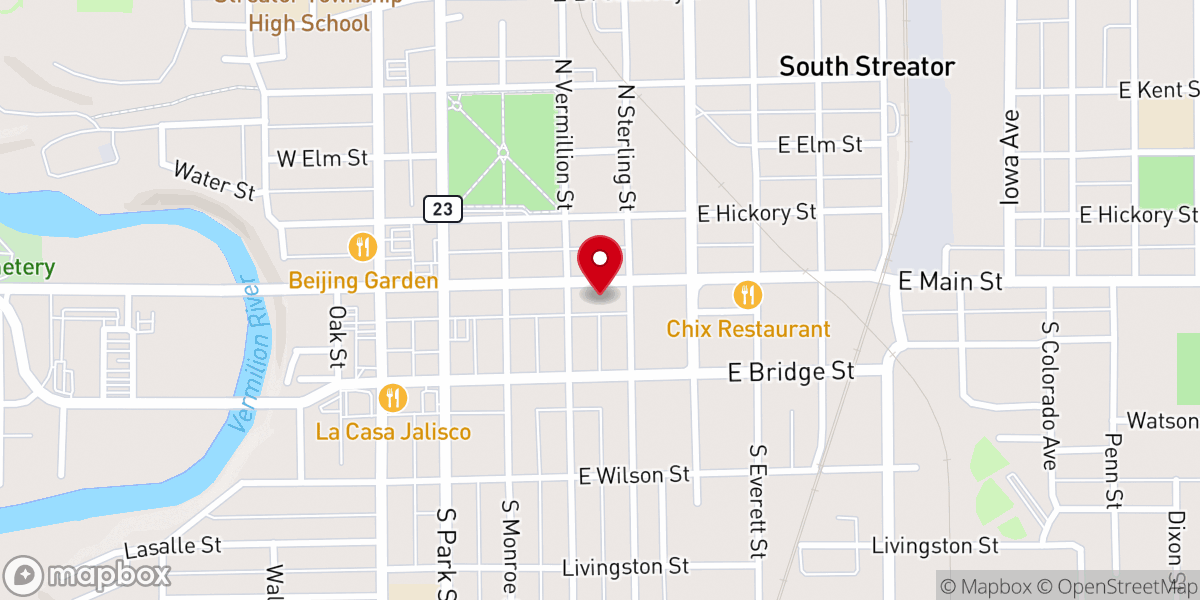 Map showing location of Lighthouse Full Gospel Church