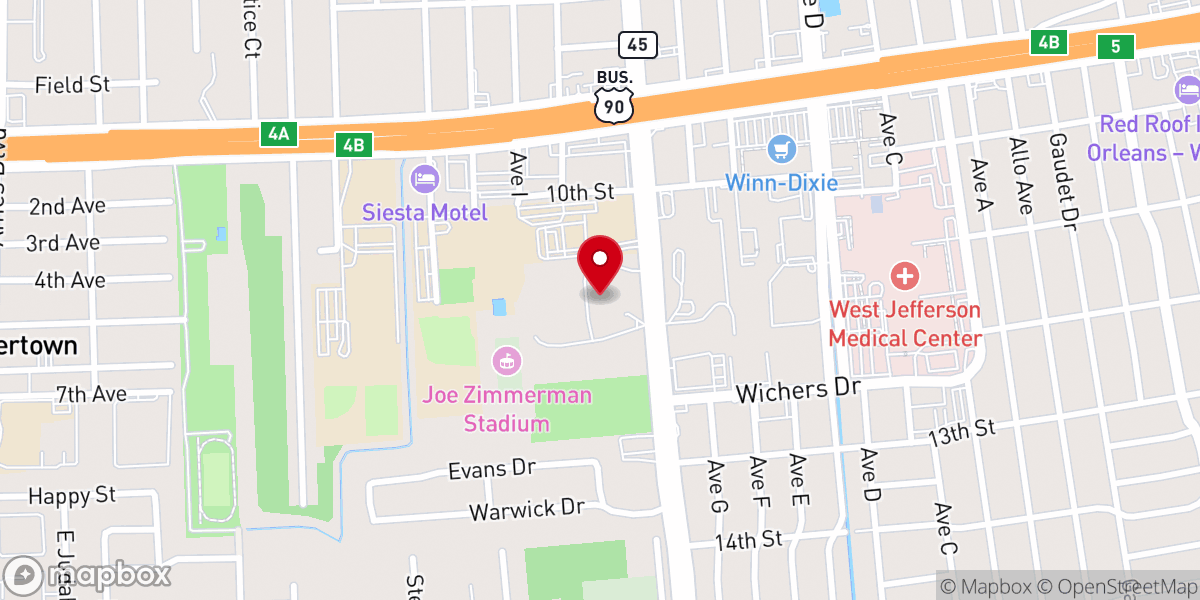 Map showing location of Saint Elizabeths Church