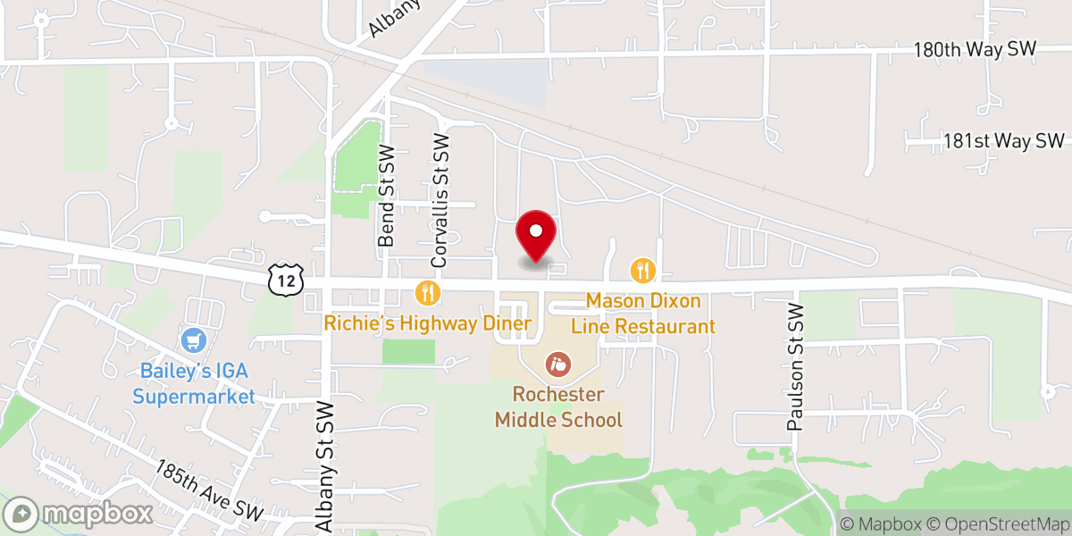 Map showing location of St Marks Lutheran Church