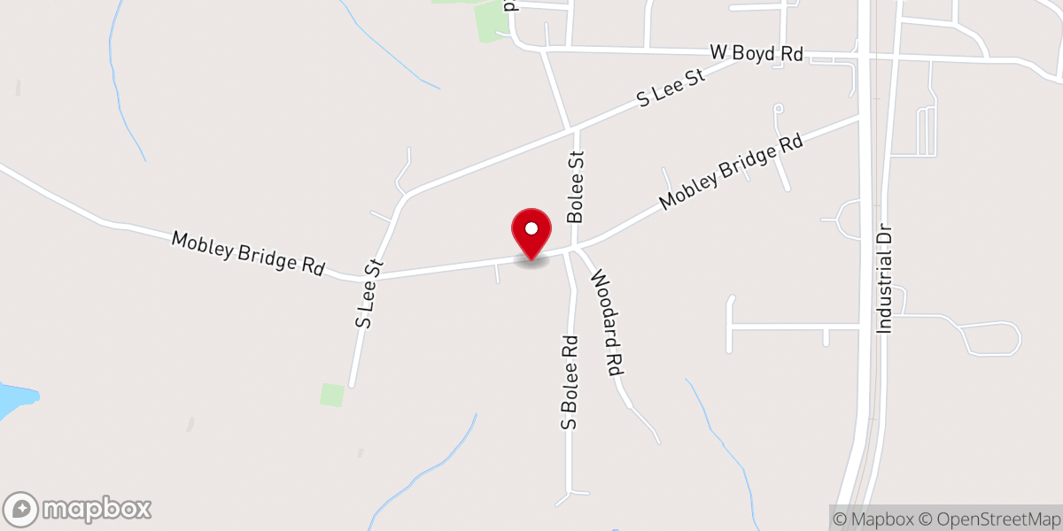 Map showing location of Mount Perry Church