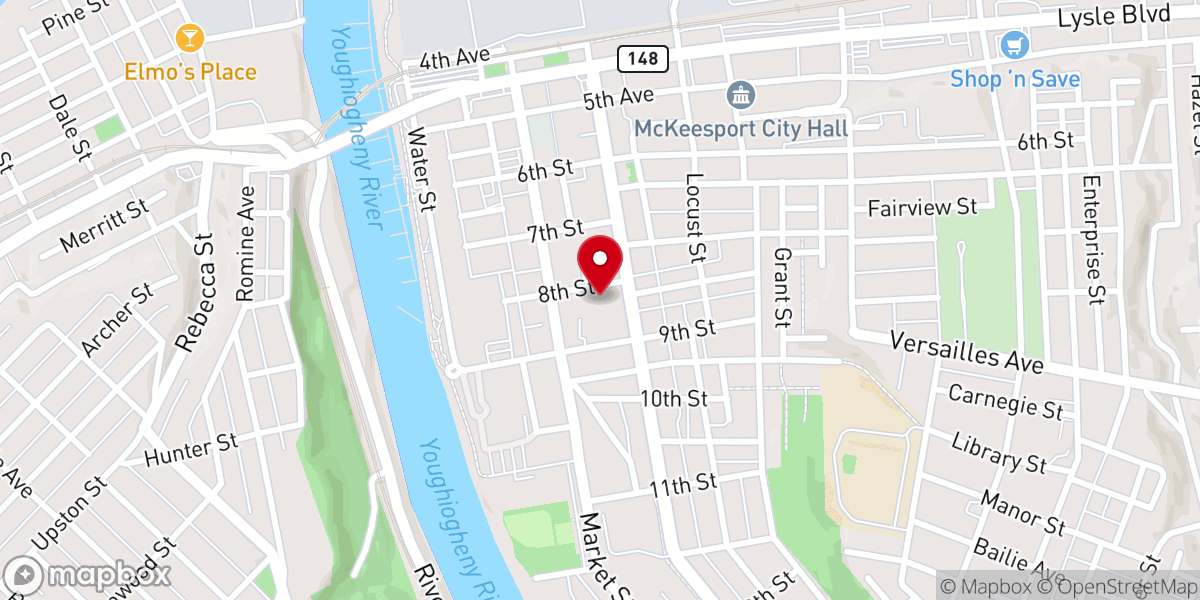 Map showing location of Saint Stephen's Episcopal Church