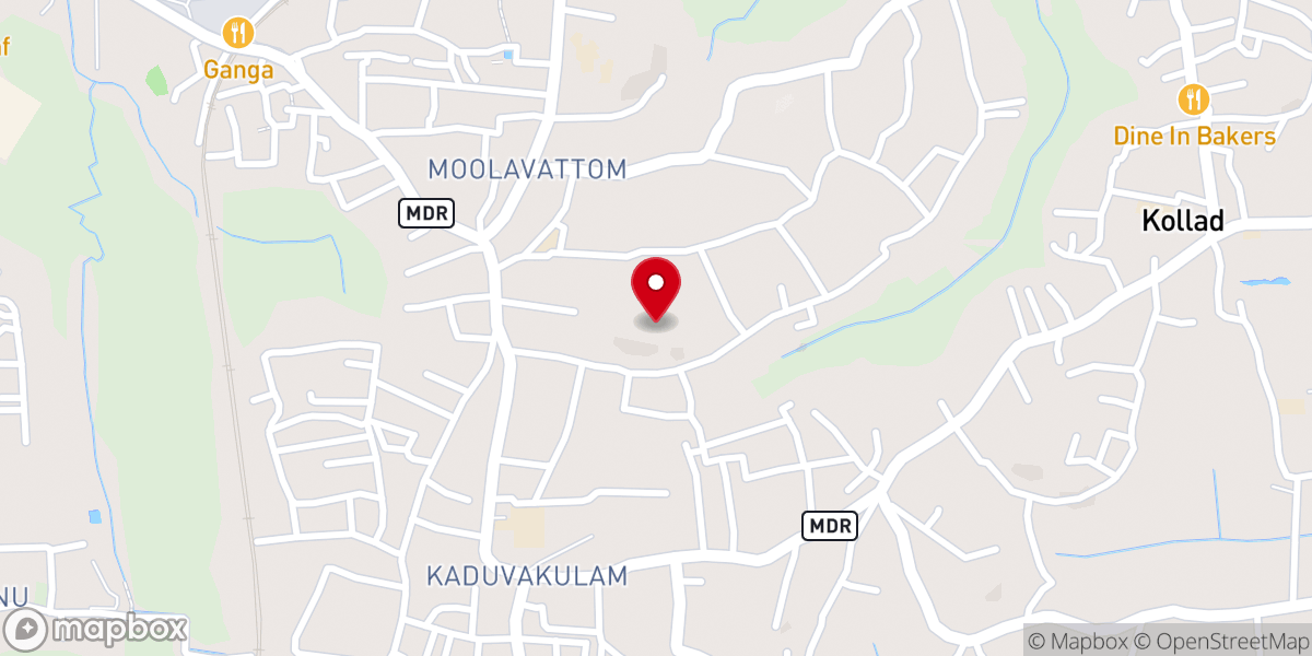 Map showing location of St. Mary's Orthodox Church