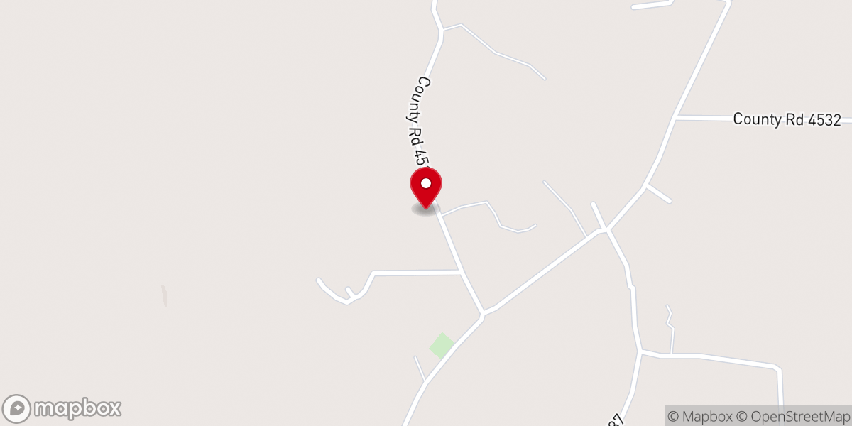 Map showing location of Coldwater Church