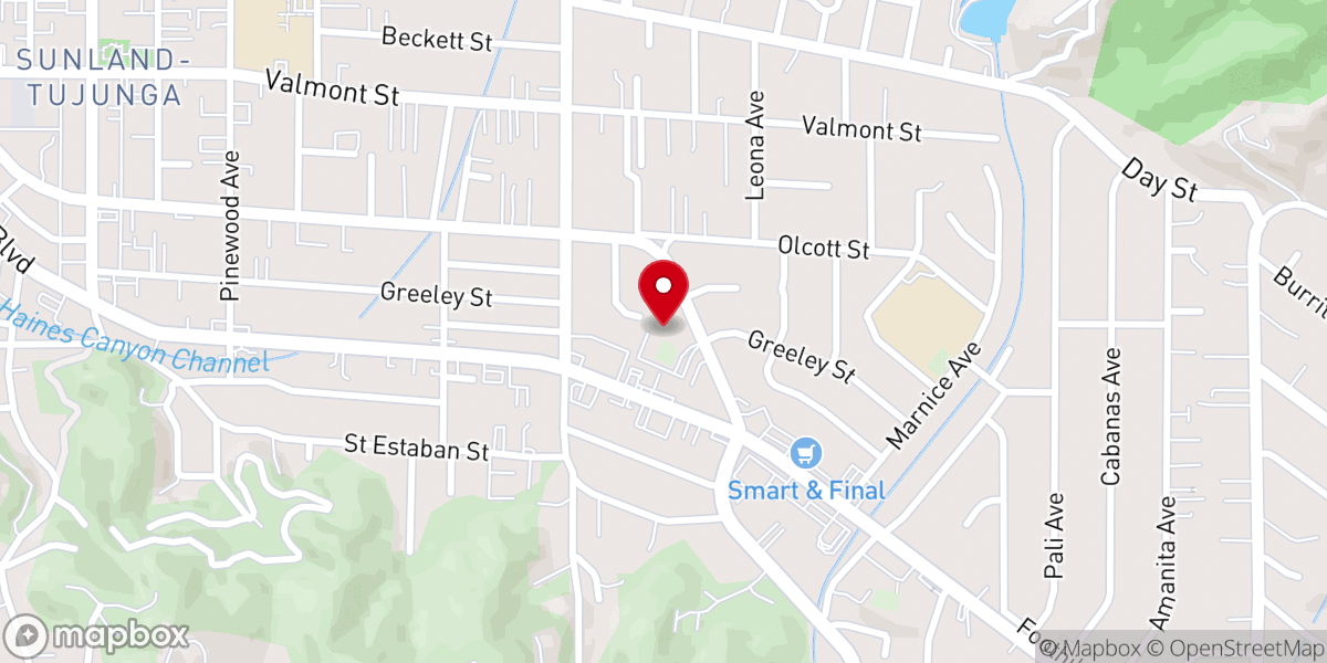 Map showing location of United Methodist Church