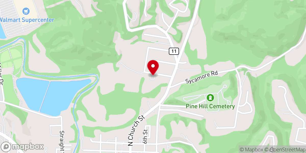 Map showing location of Ripley Church of Christ
