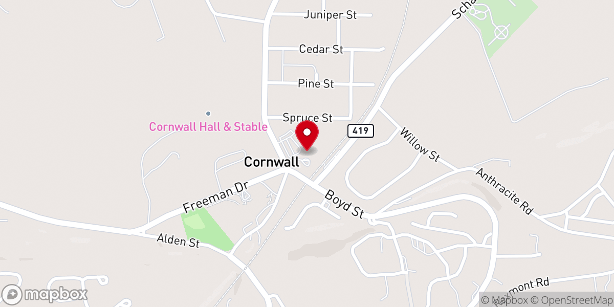 Map showing location of Sacred Heart of Jesus Roman Catholic Church