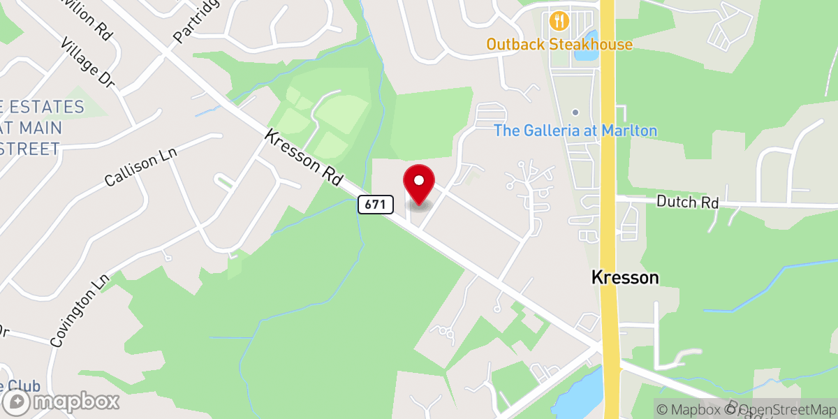 Map showing location of Heart Song Worship Center