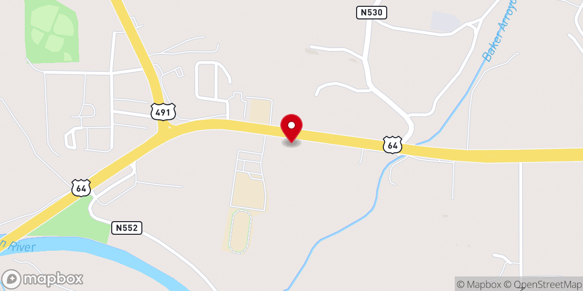 Map showing location of Christ the King Catholic Church